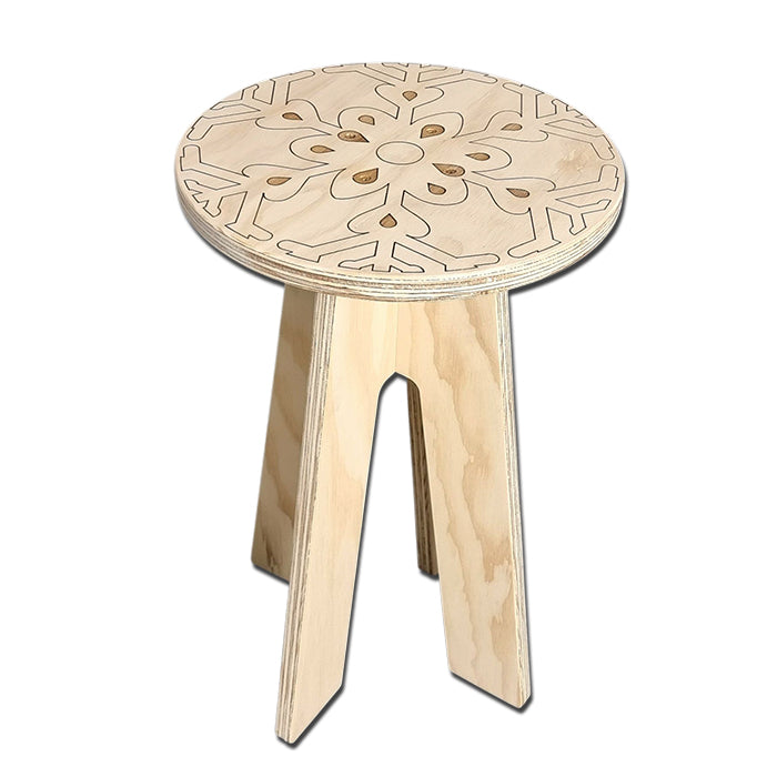 Taburete de madera plywood